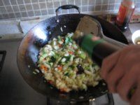 五彩炒馒头的做法