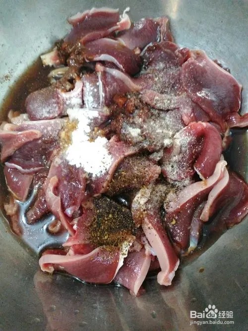 空气炸锅烤鸭胗