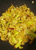 干煸菜花(五花肉)