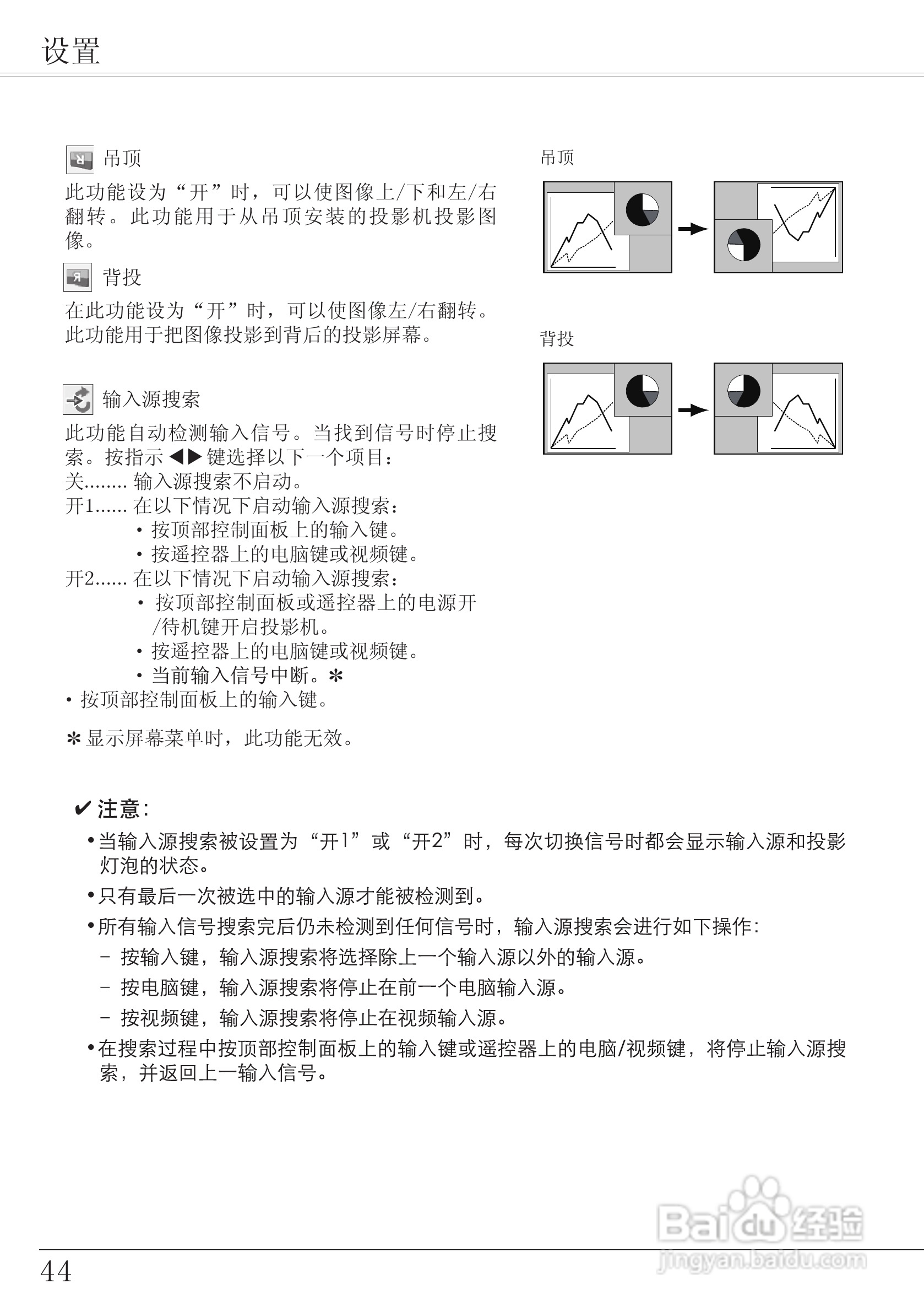 EIKI爱其 LC-XA20I投影机说明书:[5]