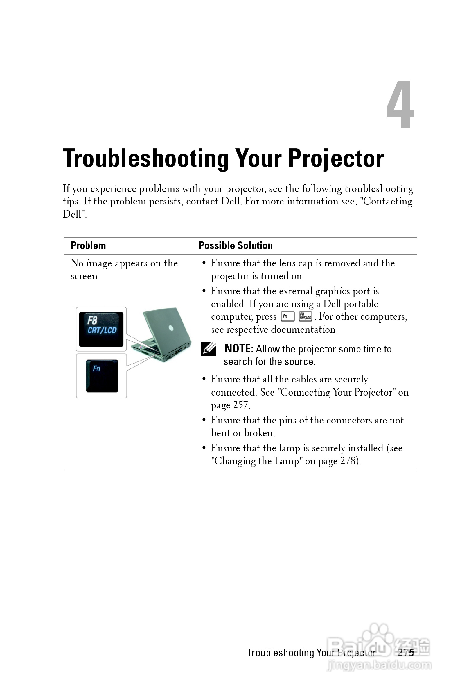 DELL Dell 1200MP Projector投影机说明书:[28]