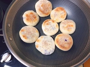 健康无油紫薯饼