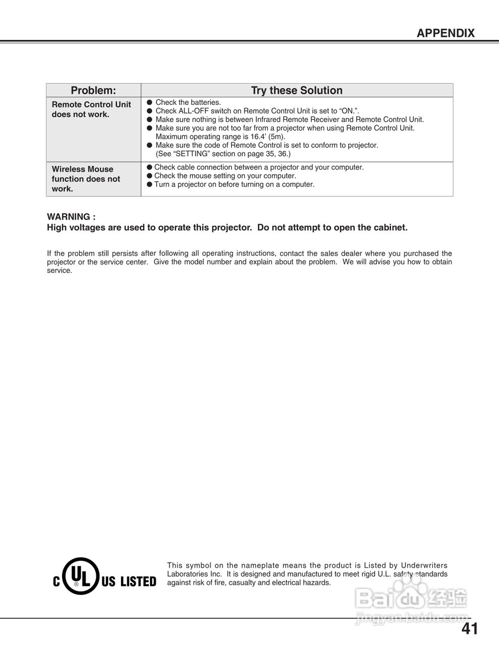三洋 PLC-SU31投影机说明书:[5]