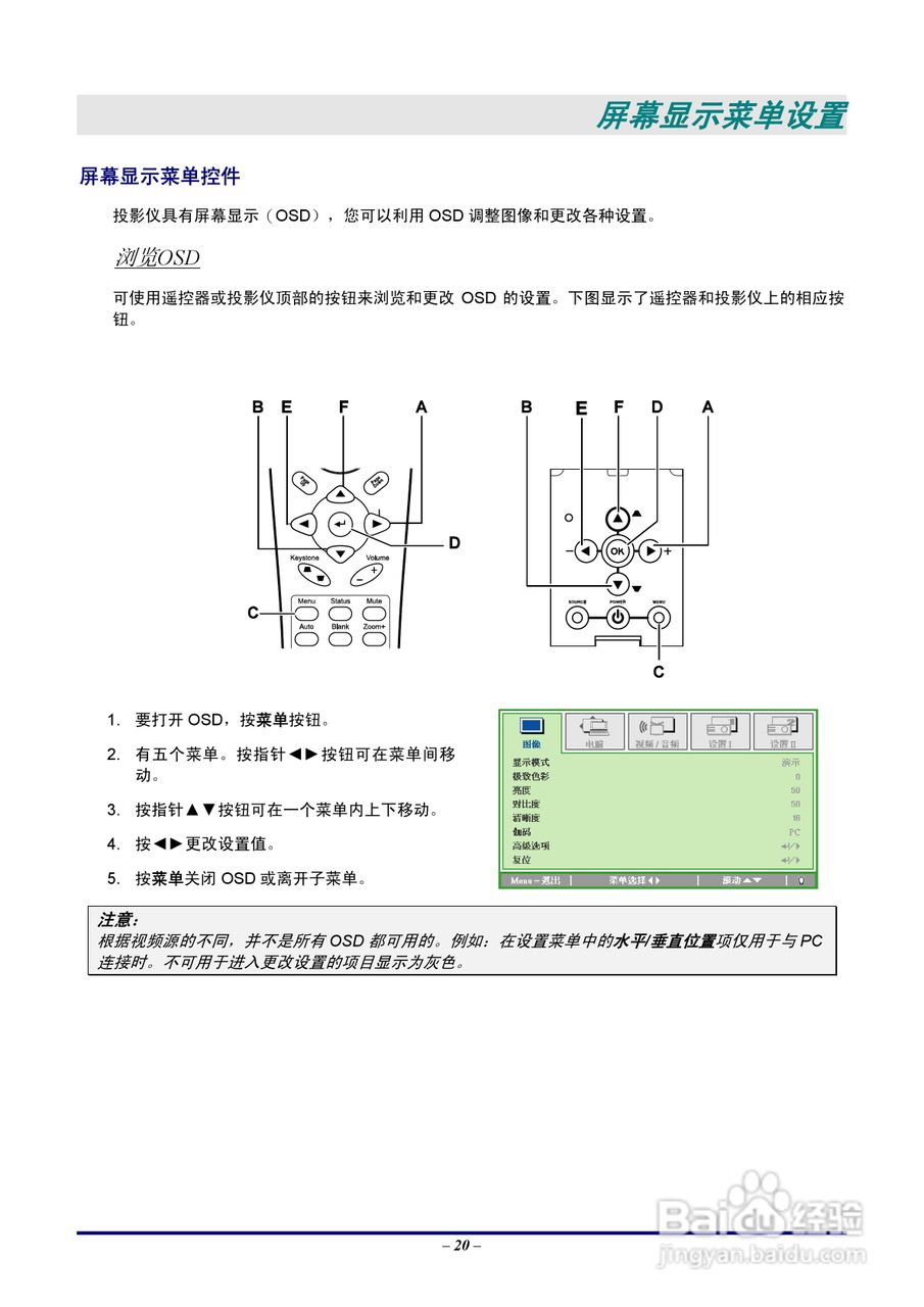 Vivitar 投影机:725VX说明书:[3]
