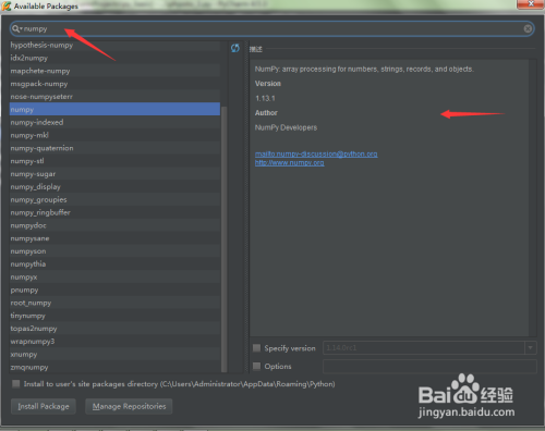Windows 下安装Numpy包，使用Pycharm轻松搞定