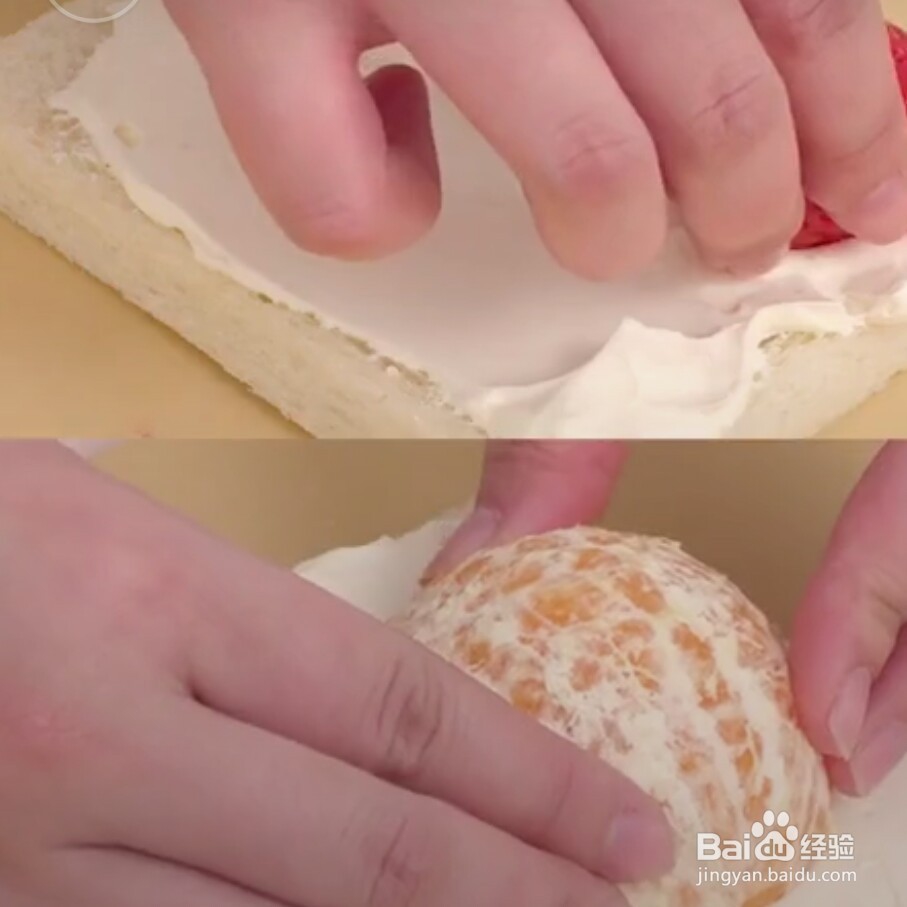 在家做水果三明治教程