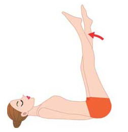 教你睡前轻松瘦腿---前侧运动