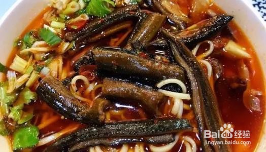鳝鱼面的做法