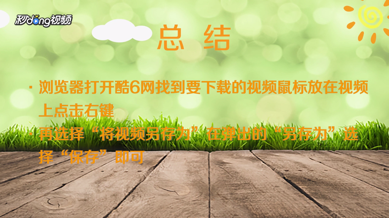 如何下载酷6视频