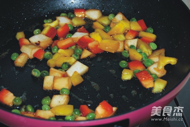 红烧冬瓜配干煎杏鲍菇