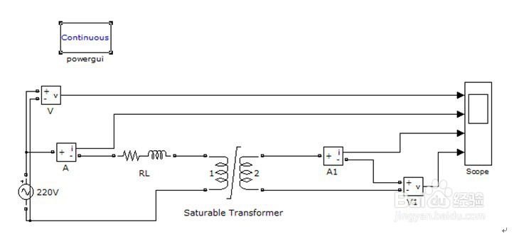 基于matlab的变压器空载运行状态的仿真实验