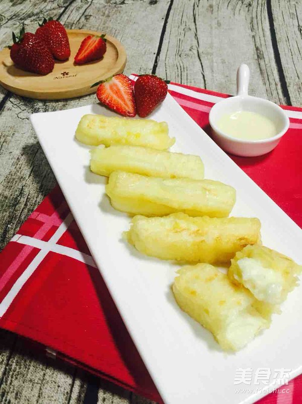 外脆里嫩的炸牛奶