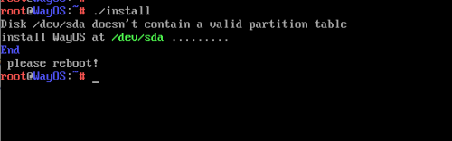 wayos安装教程