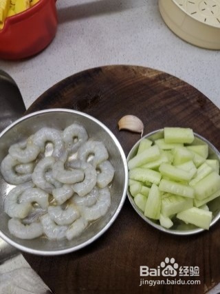 怎么做青瓜虾仁