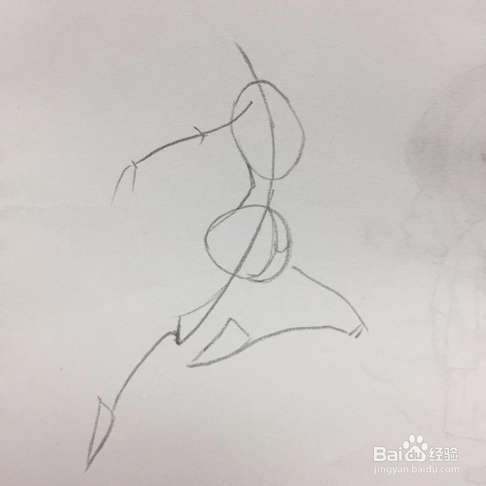 手绘跳舞的人物形体的练习方法