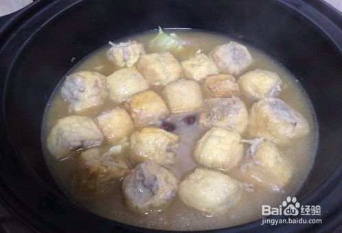 荤菜之油豆腐塞肉炖白菜怎么做好吃