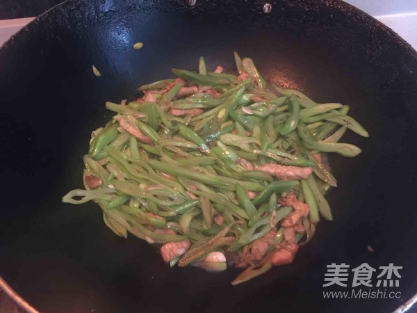 家常扁豆炒肉丝