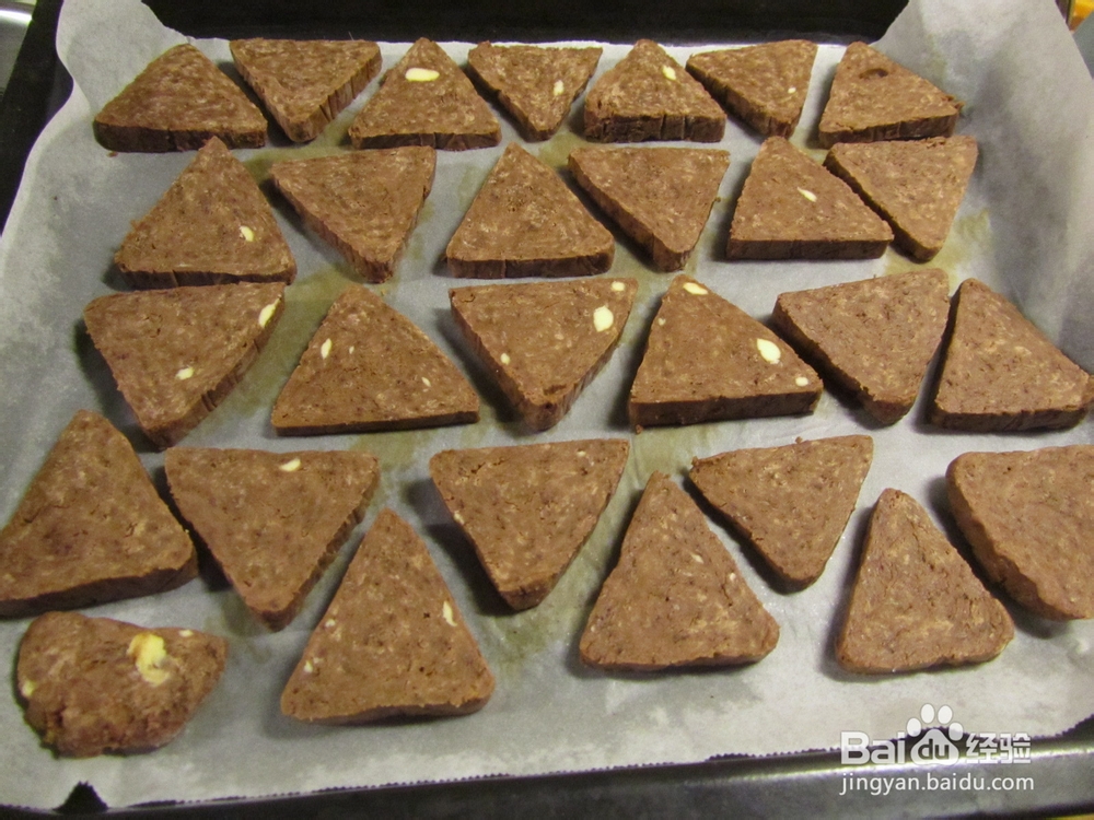 可可三角饼干