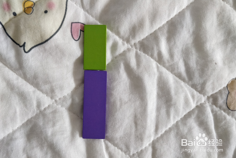 用幼儿积木怎么拼小写字母h？