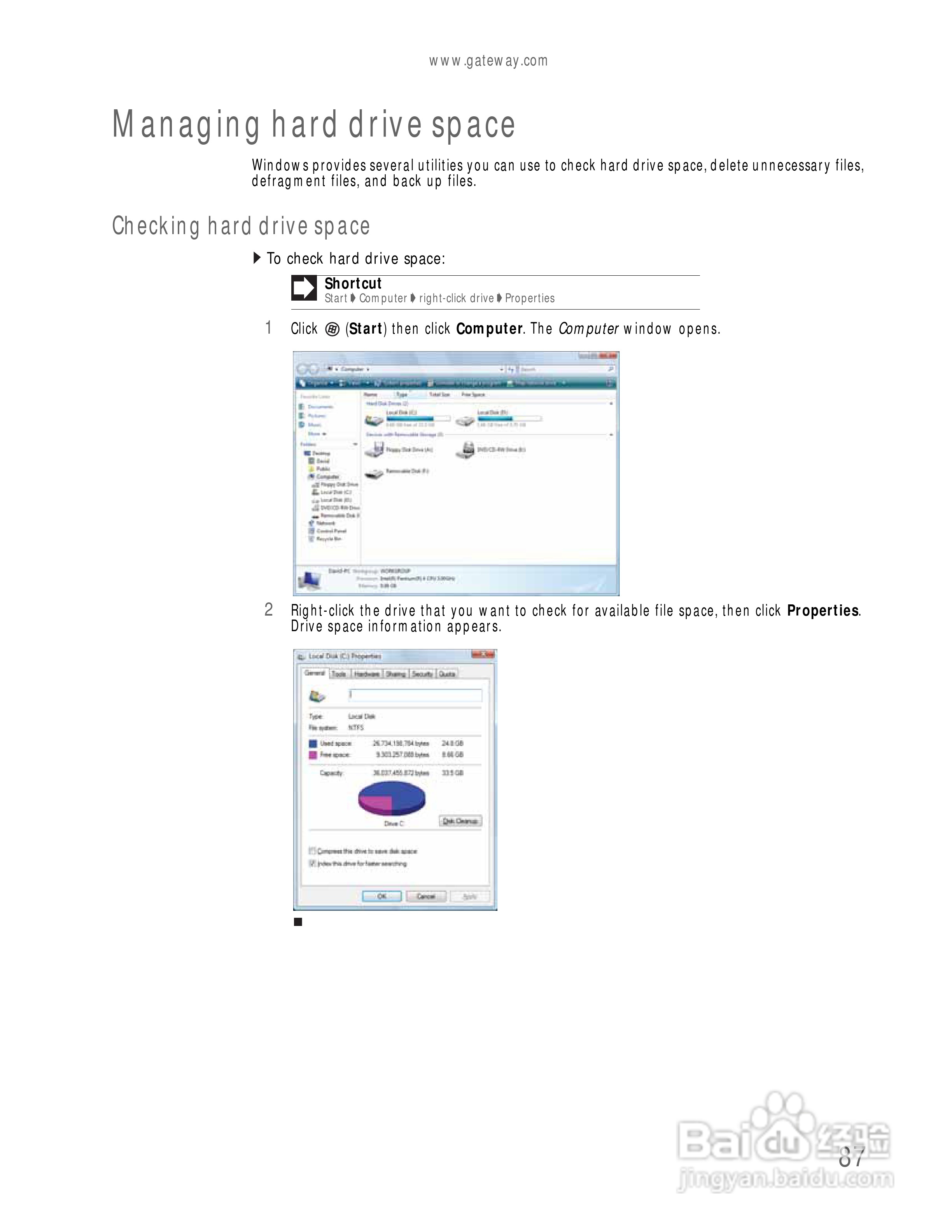 捷威Gateway UC78笔记本电脑使用说明书:[10]