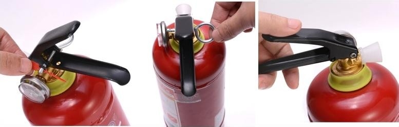 如何使用灭火器？