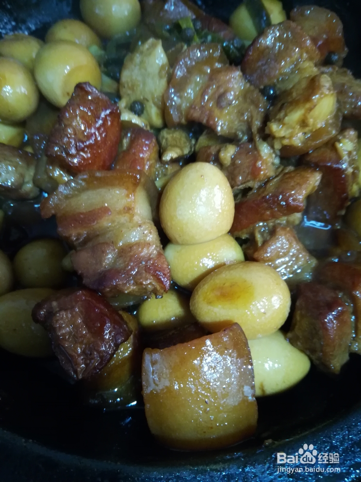 星期美食--超好吃的鹌鹑蛋红烧肉怎么做