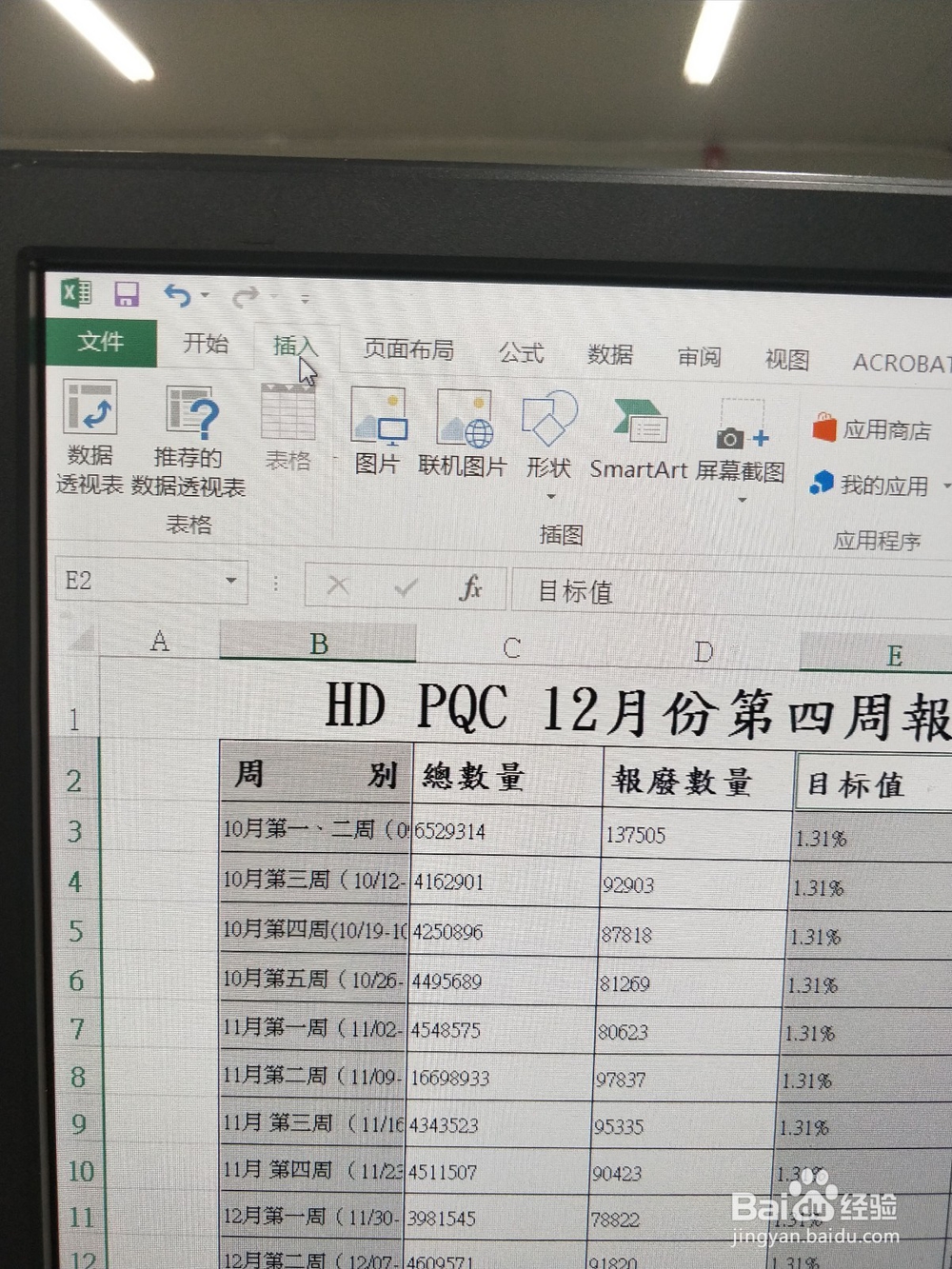 Excel表格里怎样插入折线图