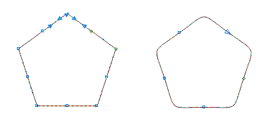 CorelDRAW实现圆角多边形的多种方法