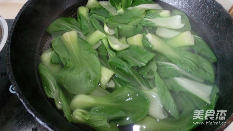 咖喱油菜丸子汤