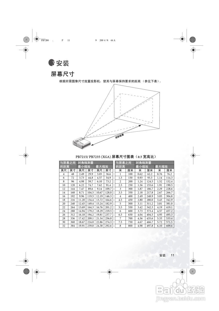 明基PB7115投影机使用说明书:[2]