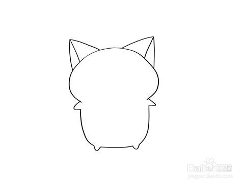 卡通猫咪怎么画