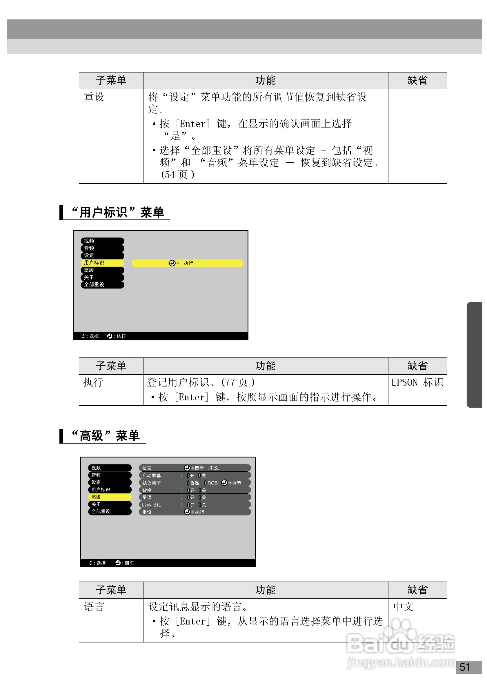 爱普生EMP-720投影机使用说明书:[6]