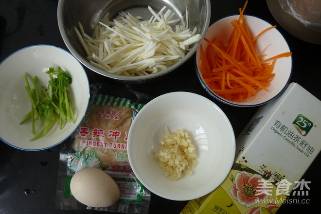 咸菜炒三丝的做法