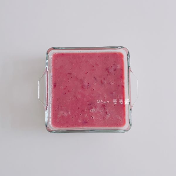 抹茶蔓越莓奶冻