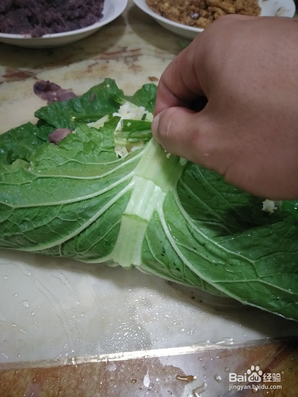紫薯土豆泥大饭包