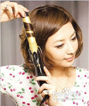 韩式斜刘海编发图解