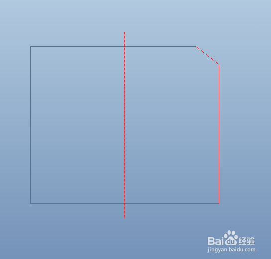 Proe草图如何倒角