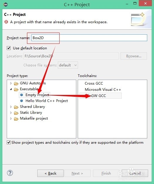 如何在win下用eclipse编译开源库，以Box2D为例