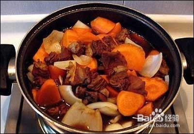 萝卜炖牛肉汤的制作方法