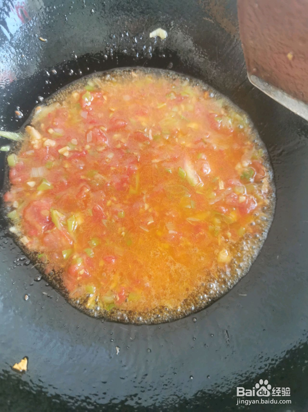 家常版番茄有机花菜的做法