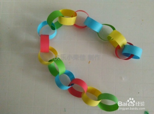 手工:制作彩色拉环