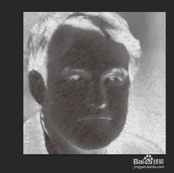 ps怎么做出粉笔和炭笔的效果