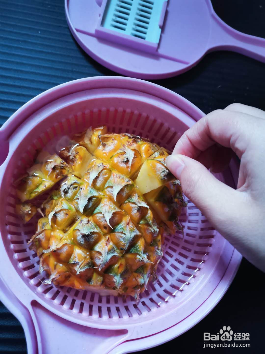 怎么在家自己切菠萝