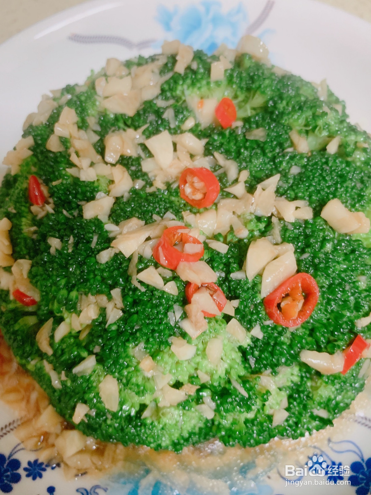 蒜蓉西兰花的做法