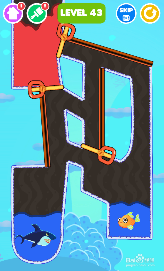 Save The Fish的LEVEL 43如何通关