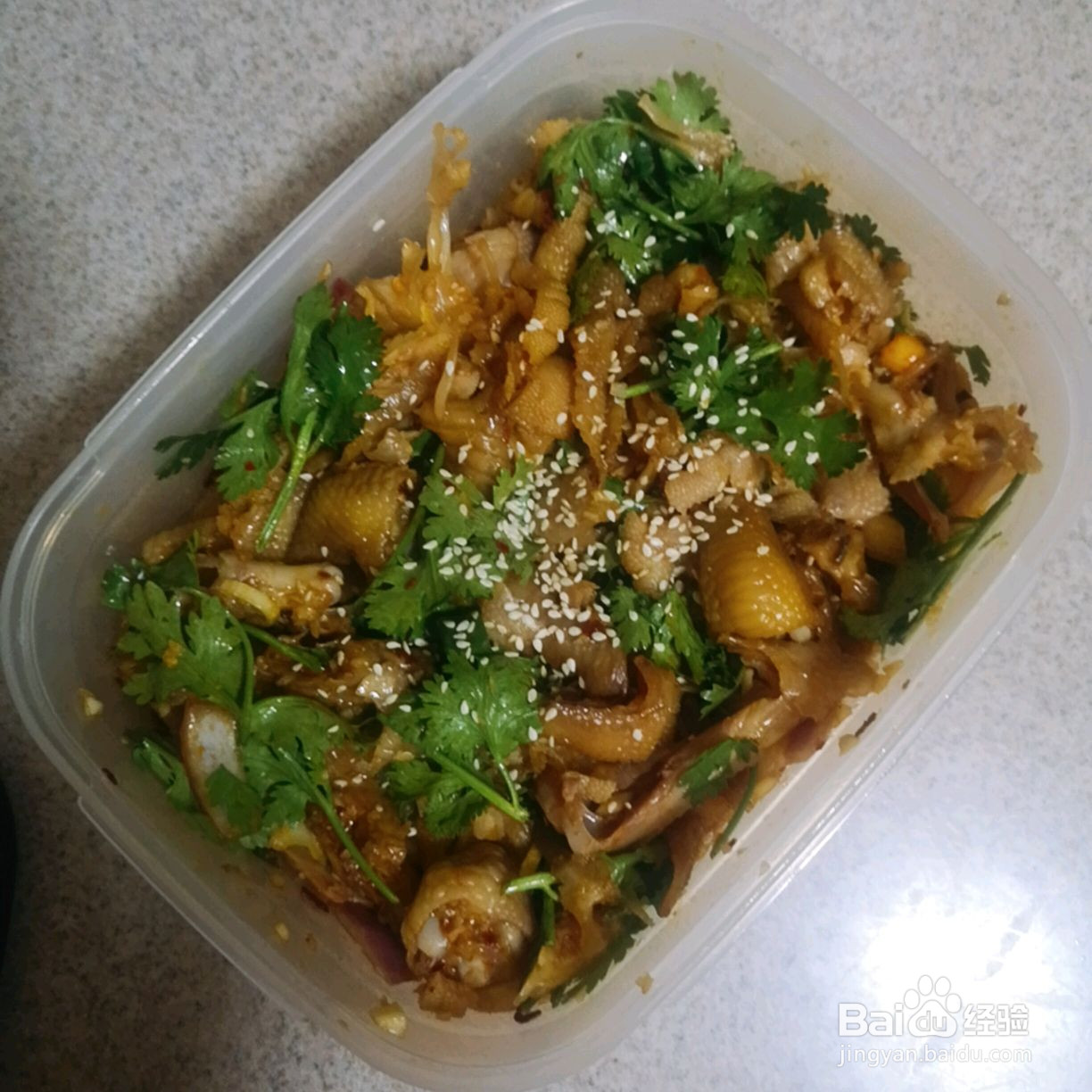 酸辣无骨鸡脚的做法