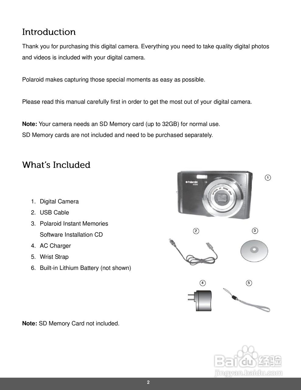 宝丽来IS326数码相机说明书:[1]