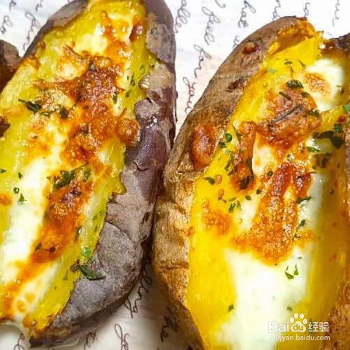 奶酪红薯的做法