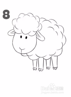 如何为孩子们画羊