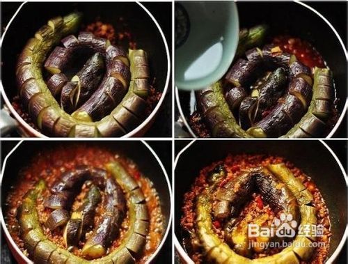 无油版蟠龙茄子家常做法图解